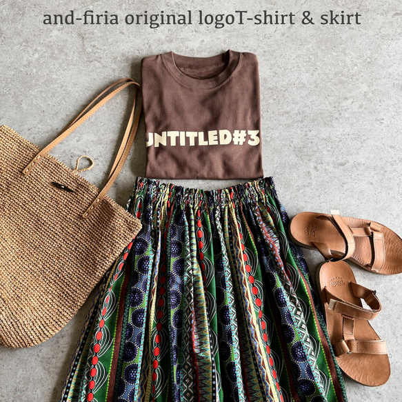 新色♪シンプルで使いやすい♪大人のロゴTシャツ「♯untitled3」くすみカラー 9枚目の画像