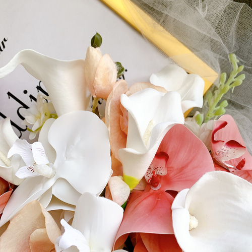 クラッチブーケ アーティフィシャルフラワーブーケ 結婚式