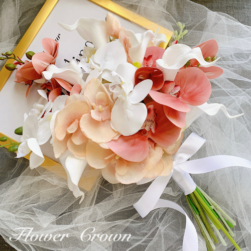 アーティフィシャルフラワーブーケ クラッチブーケ 結婚式 ウエディングブーケ クラッチブーケ アーティフィシャルフラワーブーケ 結婚式