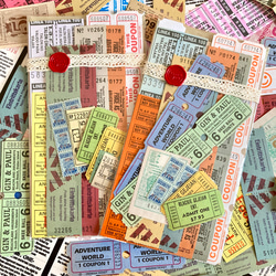 【ヴィンテージ 海外チケット詰め合わせ 70枚】イギリス、ドイツ、アメリカ、アルゼンチン、ウクライナ等 4枚目の画像
