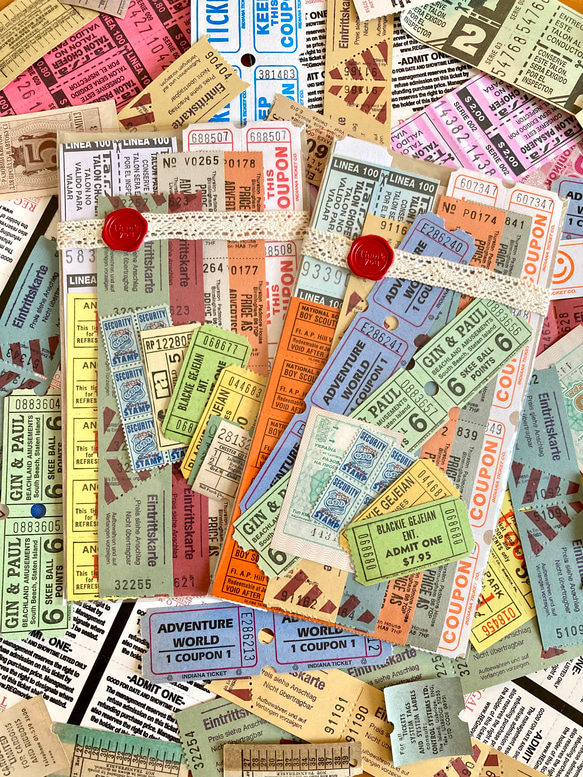 【ヴィンテージ 海外チケット詰め合わせ 70枚】イギリス、ドイツ、アメリカ、アルゼンチン、ウクライナ等 4枚目の画像