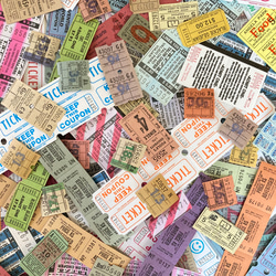 【ヴィンテージ 海外チケット詰め合わせ 70枚】イギリス、ドイツ、アメリカ、アルゼンチン、ウクライナ等 2枚目の画像