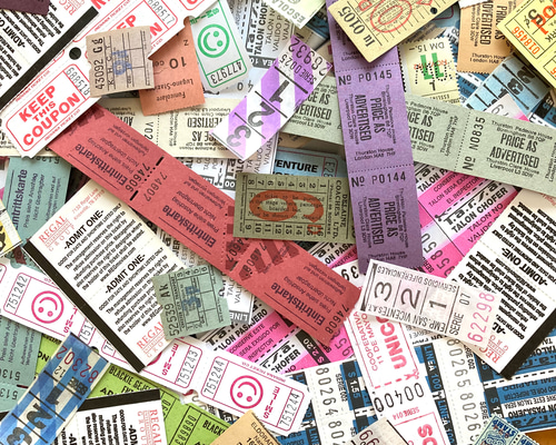 海外紙物　人気　レア　ヴィンテージチケット 大量　2種×500枚→1000枚 海外紙物 人気 レア ヴィンテージチケット 大量 2種×500枚→1000枚