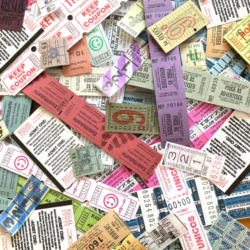 ヴィンテージ 海外チケット詰め合わせ 70枚】イギリス、ドイツ