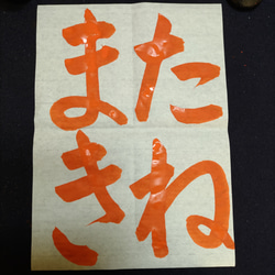 令和7年度 JA共済書道コンクール 半紙の部 小3 たねまき 手本
