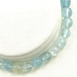 00284)ホワイトガーデンクォーツ 10mm 天然石 バングル（先行販売限定