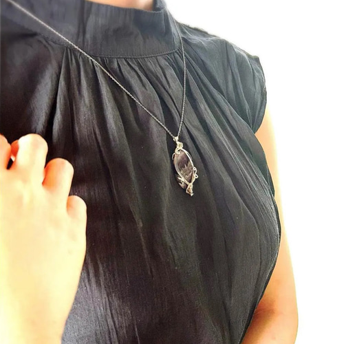 ドリームコートレムリアンシードクリスタルネックレス ネックレス