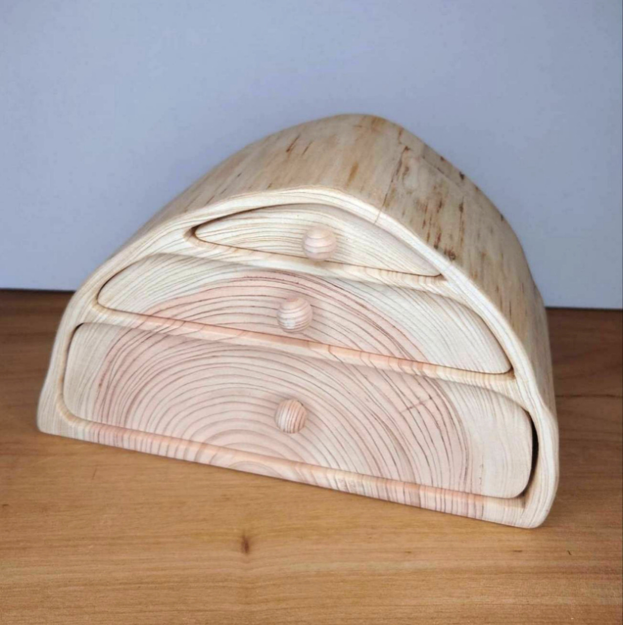 木の引き出し　小物入れ３段①