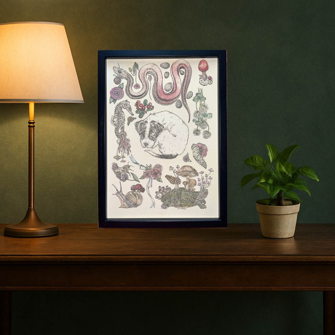 TOTO Collection 額付 原画 【送料無料離島除く】