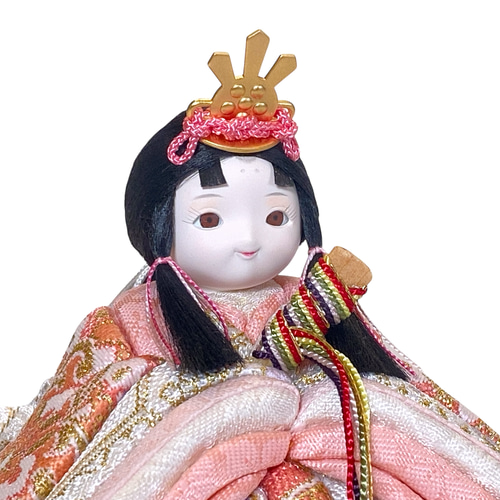 minicola rico夢乃（ゆめの）木目込み雛人形 colocoloケース飾り