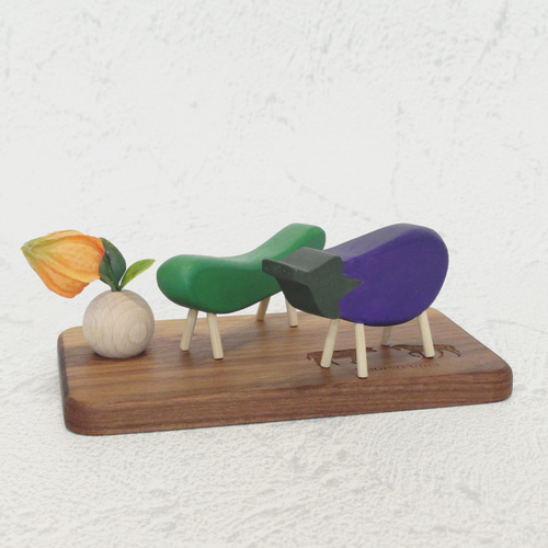 うちの子にも】ひのきの精霊馬 昔ながらスタイル なす・きゅうり お盆