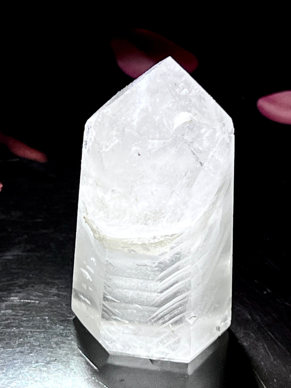 龍脈逆さ富士✨　ホワイトファントム　ガーデンクォーツ　クリスタル　水晶 龍脈逆さ富士✨ ホワイトファントム ガーデンクォーツ クリスタル 水晶