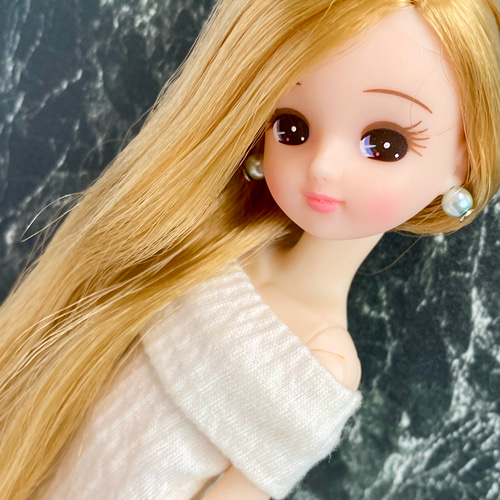リカちゃんパールピアス4点セット その他人形 kiki202402【土日