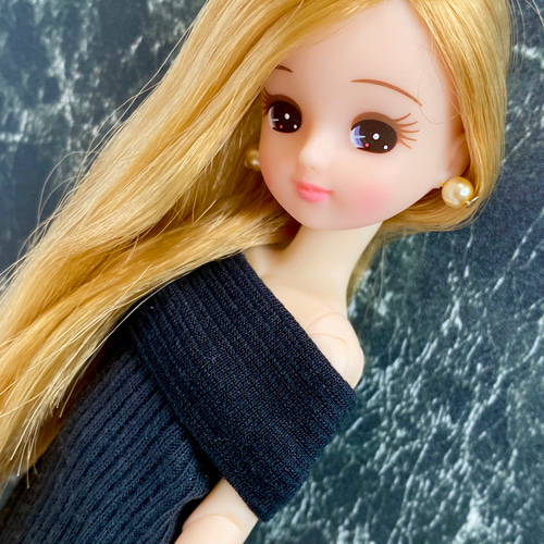 リカちゃんパールピアス4点セット その他人形 kiki202402【土日