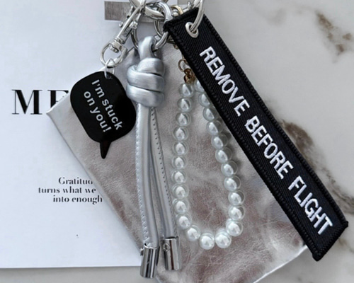 じゃらじゃらキーホルダー バッグチャーム キーチャーム バッグ