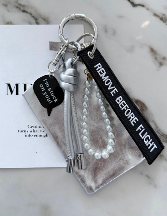 じゃらじゃらキーホルダー バッグチャーム キーチャーム バッグ