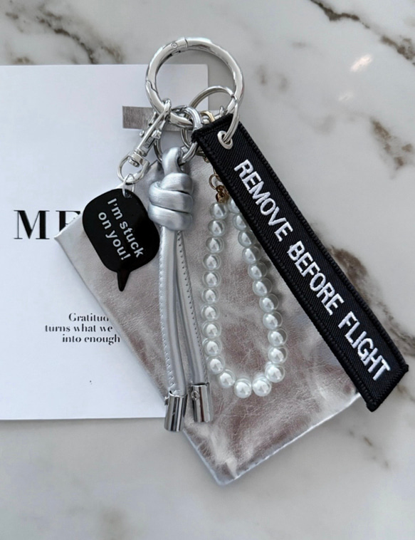 じゃらじゃらキーホルダー バッグチャーム キーチャーム バッグ