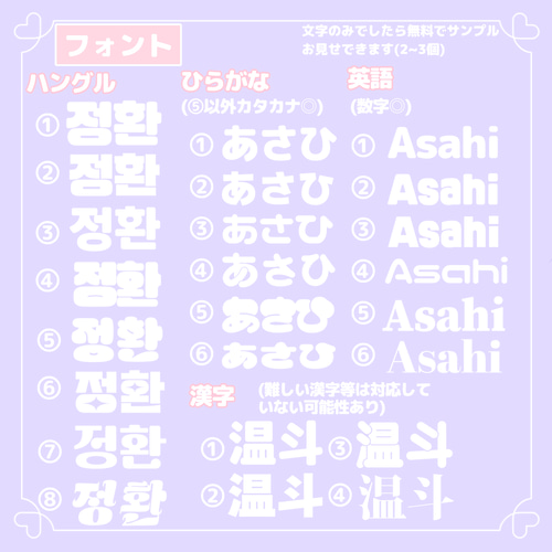 ネームボード オーダー パステルカラー 応援ボード KPOP その他雑貨