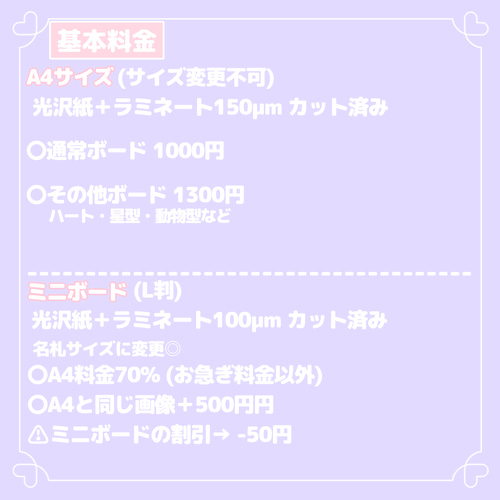 ネームボード オーダー パステルカラー 応援ボード KPOP その他雑貨