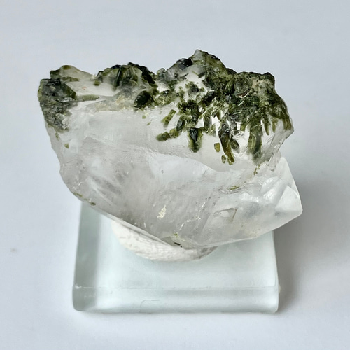 水草 涼 エピドートinクォーツ ⑥ 緑簾石入り水晶 Epidote in Quartz