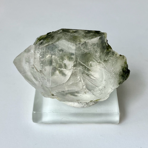 水草 涼 エピドートinクォーツ ⑥ 緑簾石入り水晶 Epidote in Quartz