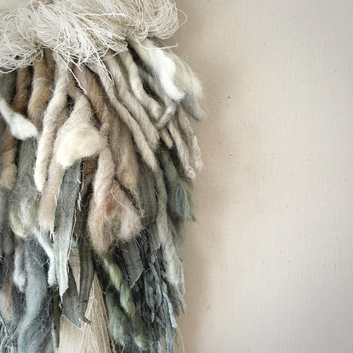 一点もの】流木 ウィービング タペストリー 『木霊』 タペストリー