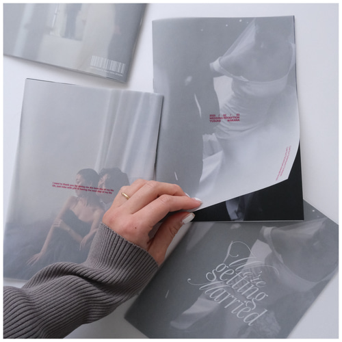 トレーシングペーパーで特別感を纏うオーダープロフィールブック( 席次