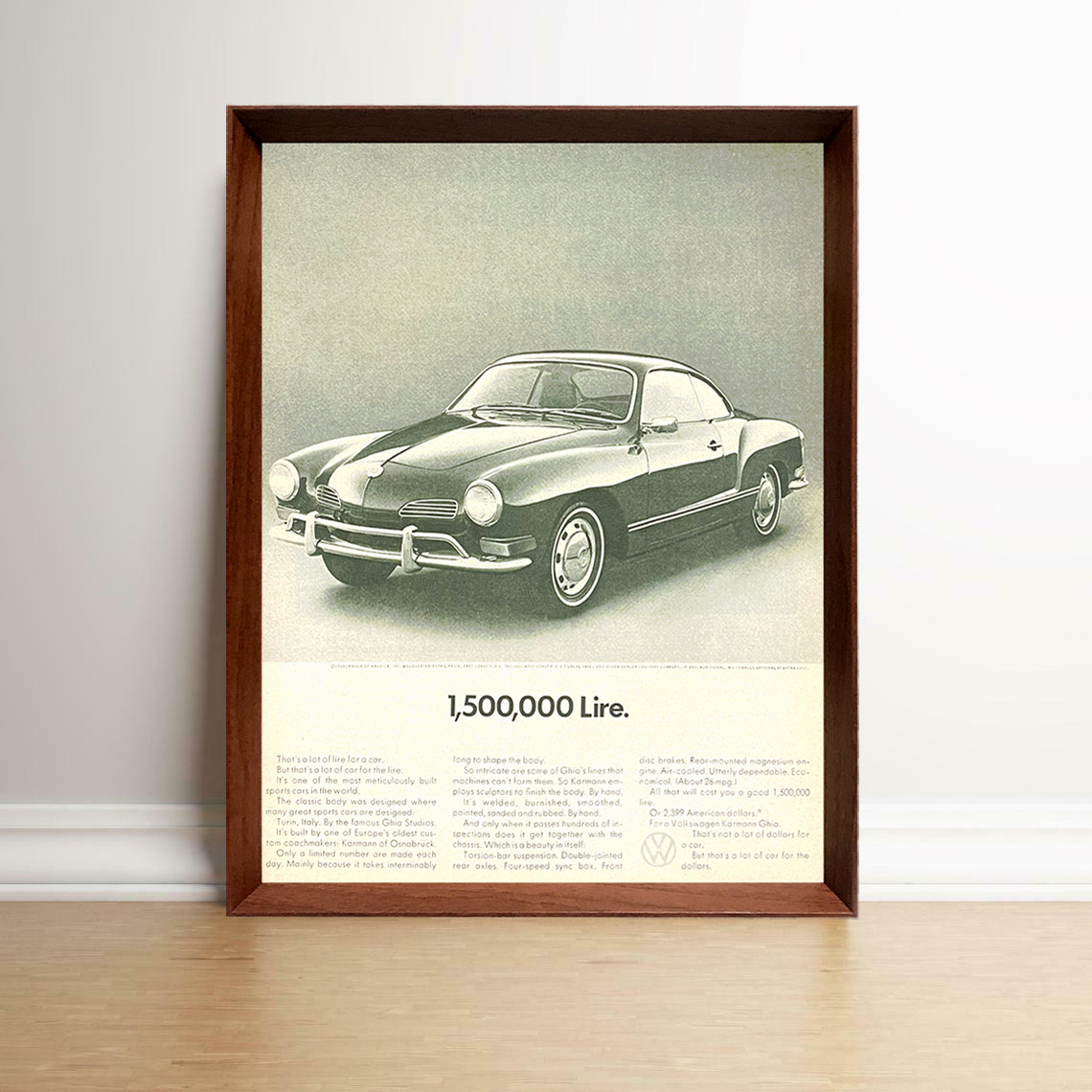 フォルクスワーゲン カルマンギア 1960年代 アメリカ ヴィンテージ