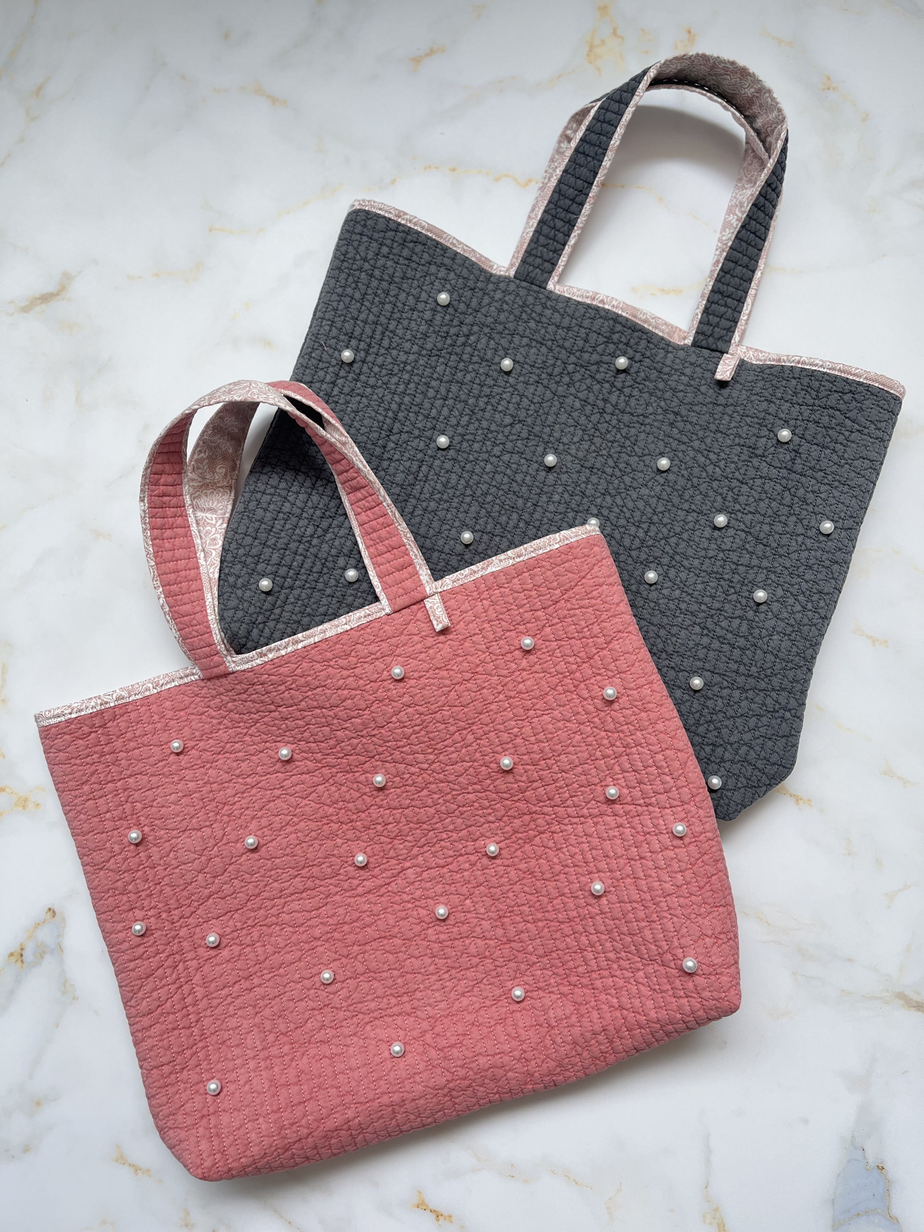 ヌビトートバックMサイズ(ダークグレー) トートバッグ POM-haru