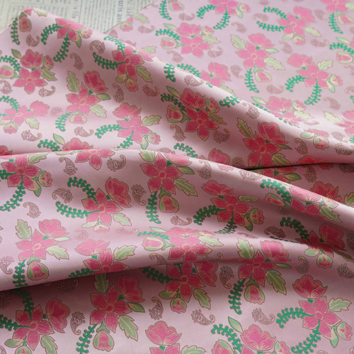 長さ1m ジャガード生地 大判 花柄 ピンク 綺麗 上品 布 きじ 色織 手芸