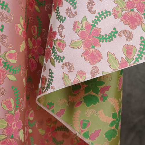 【大判】Bフランスアンティーク　ジャガード織り　ジャカード　生地　サーモンピンク 楽天市場】＼期間限定10%OFF／ 生地 サファイヤジャガード（165021） 8