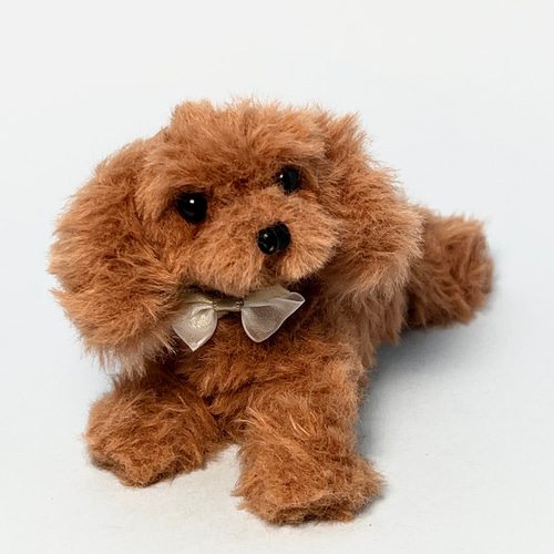 ⭐︎専用ページ　　モールドール　わんちゃん　ふわふわ茶色 ふわふわモールドール犬】トイプードル2 その他置物 ok&ok 通販