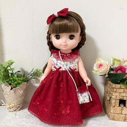 ☆ハンドメイド☆ ミニチュア バッグ キャメル ドールアウトフィット