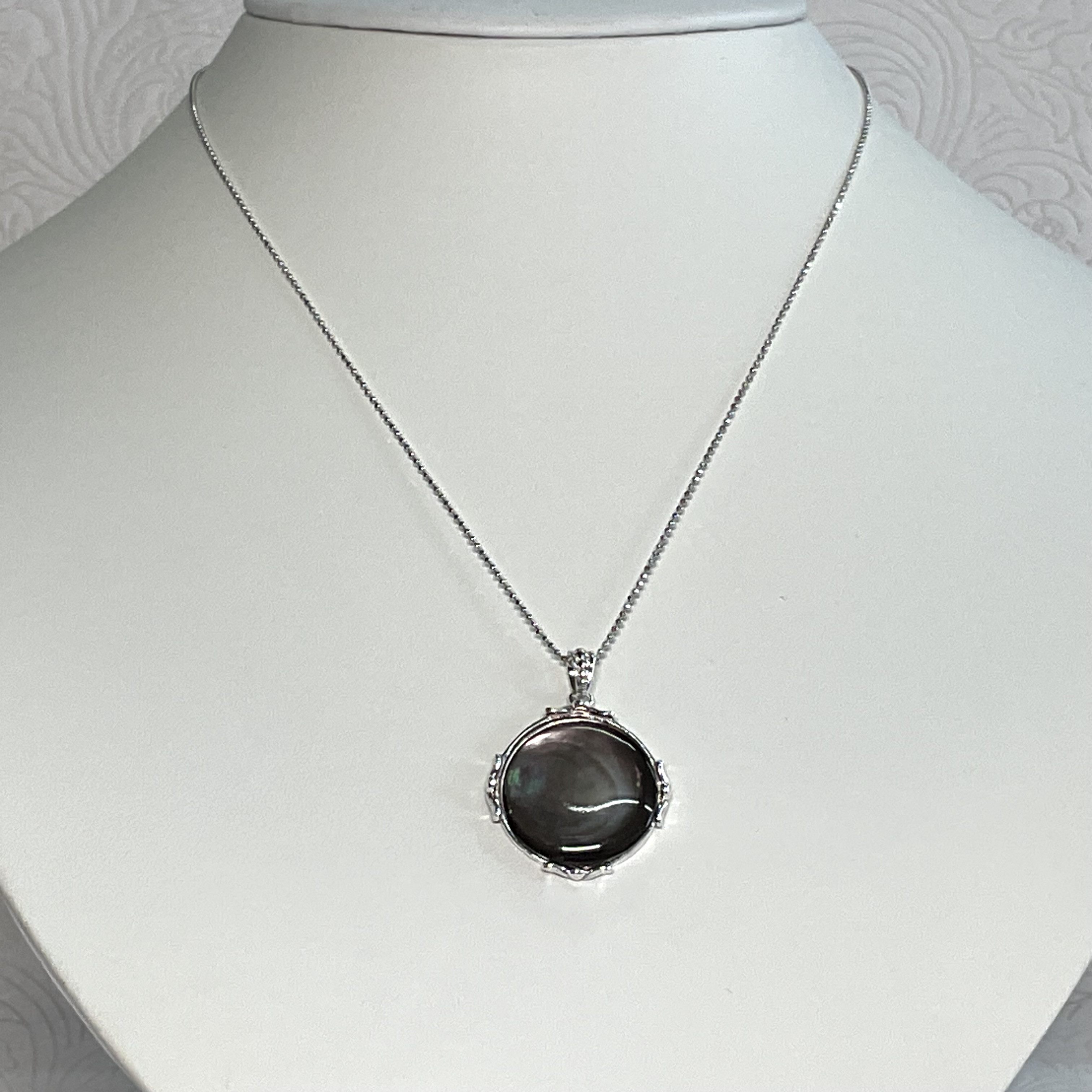 黒蝶貝 SILVER ペンダント No.5341