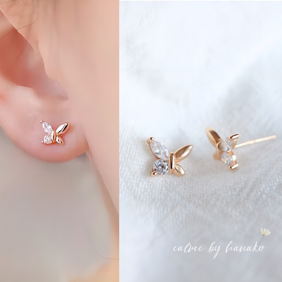 新作 シンプル 18K 高品質 上品 繊細 大人可愛い ピンクゴールド