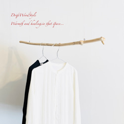 流木インテリア 1mサイズのシンプルな流木のハンガーラック 北欧 衣装