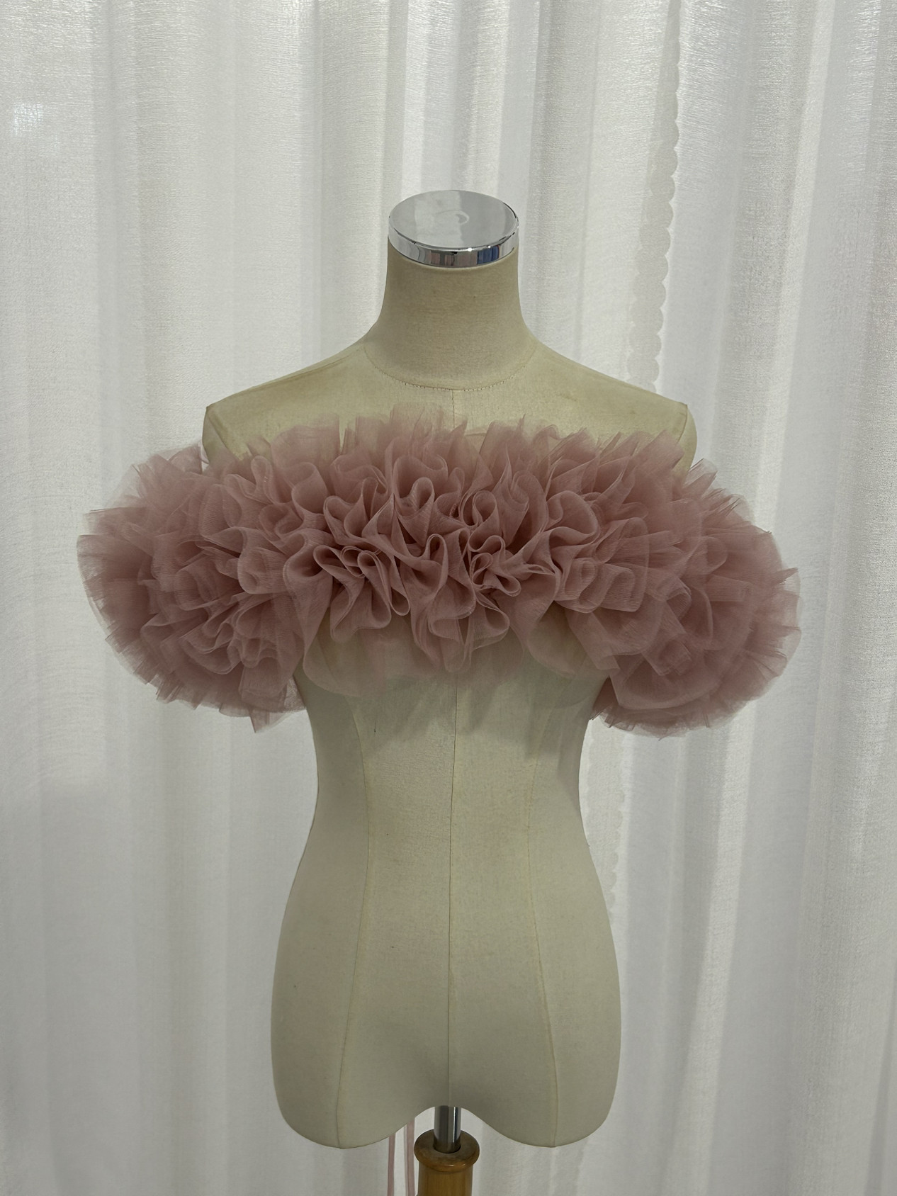 送料無料！ピンク ィングドレス オフショルダー　色直し　サイズ調整可能　ドレスアレンジ お色直し ロールカラー