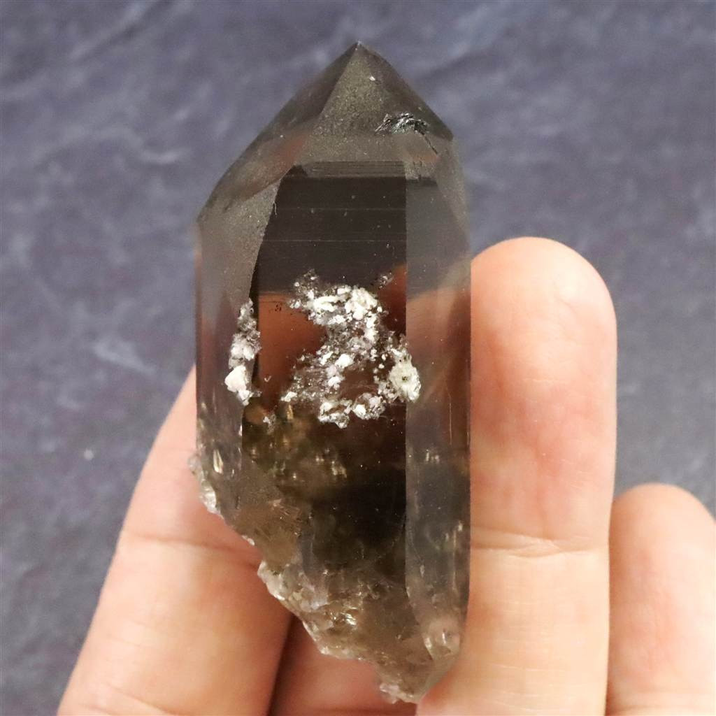 モンブラン産 煙水晶 キー  貫入 35.2g #78504