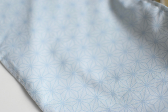 【即納】麻の葉柄のベビー袴　70-80 お食い初め/初節句 4枚目の画像