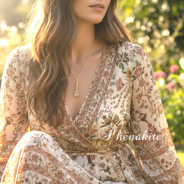 ロシア産 フェナカイト ペンダント 証明書付き 14kgf＊