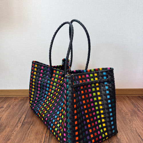 プラカゴ メルカド 大容量 トートバッグ ハンドメイド パサール 390 楽天市場】パサールバッグ L メルカドバッグ バリ島 パサールバッグ