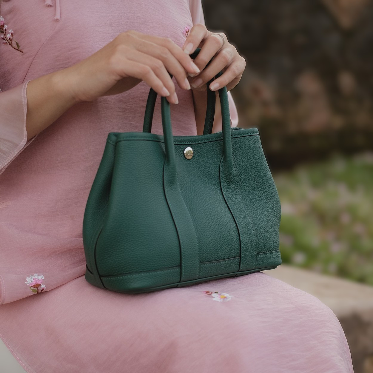 トートバッグ　【総手縫い】