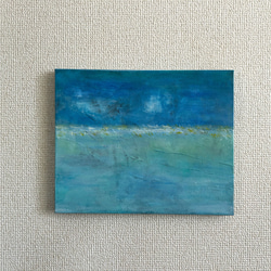 キャンバスアート　原画　「曖昧な境界線」 1枚目の画像