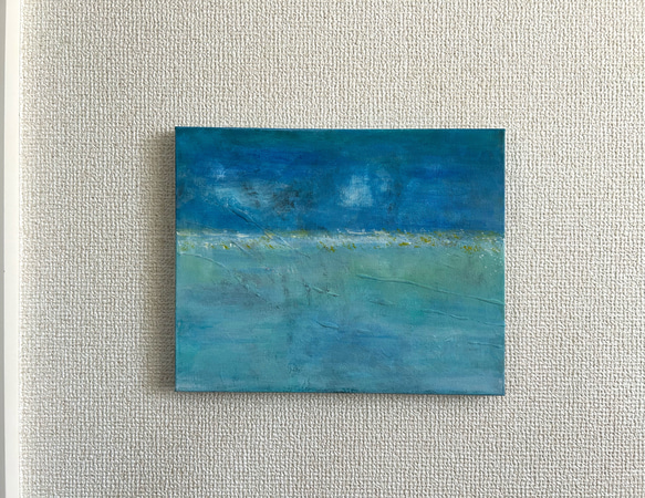 キャンバスアート　原画　「曖昧な境界線」 1枚目の画像