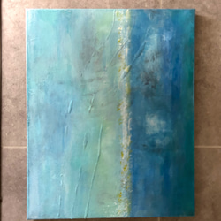 キャンバスアート　原画　「曖昧な境界線」 3枚目の画像