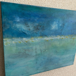 キャンバスアート　原画　「曖昧な境界線」 4枚目の画像