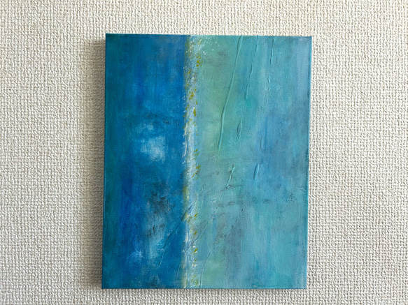 キャンバスアート　原画　「曖昧な境界線」 2枚目の画像