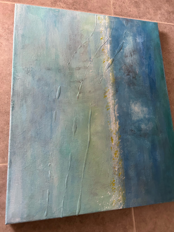 キャンバスアート　原画　「曖昧な境界線」 5枚目の画像