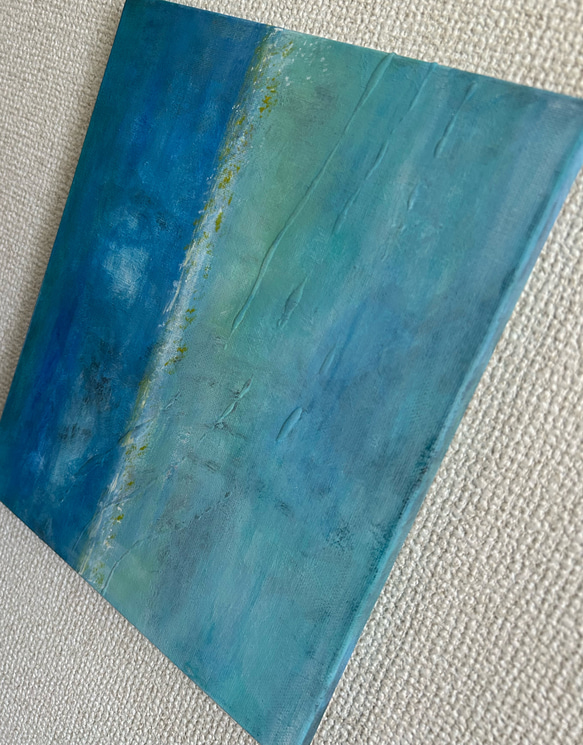 キャンバスアート　原画　「曖昧な境界線」 6枚目の画像