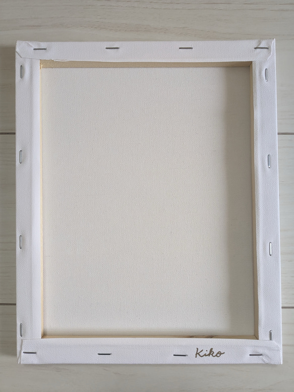 キャンバスアート　原画　「曖昧な境界線」 8枚目の画像